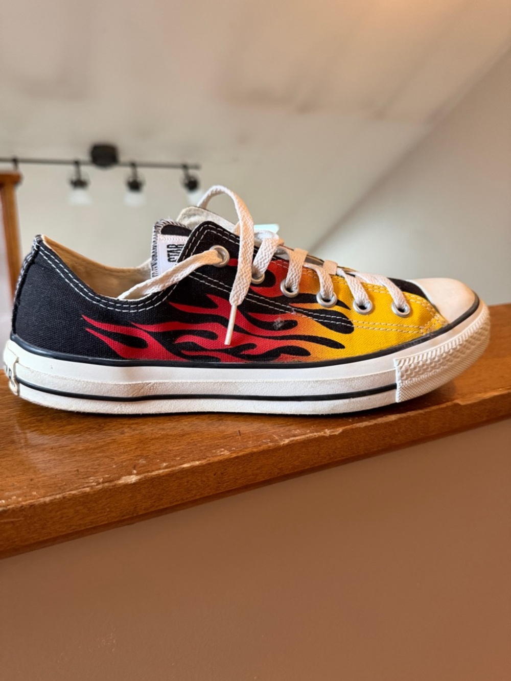 Converse All Star Vintage Flame Low Sneakers - Picture 2 of 8